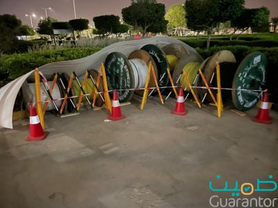 كابلات كهرباء منخفض الدخان وخالي من الهالوجين أو خالي من الدخان (CU/XLPE/LSHF)، تستخدم طبقا للمعايير القياسية  في المطارات وأرامكو، بأحجام مختلفة.